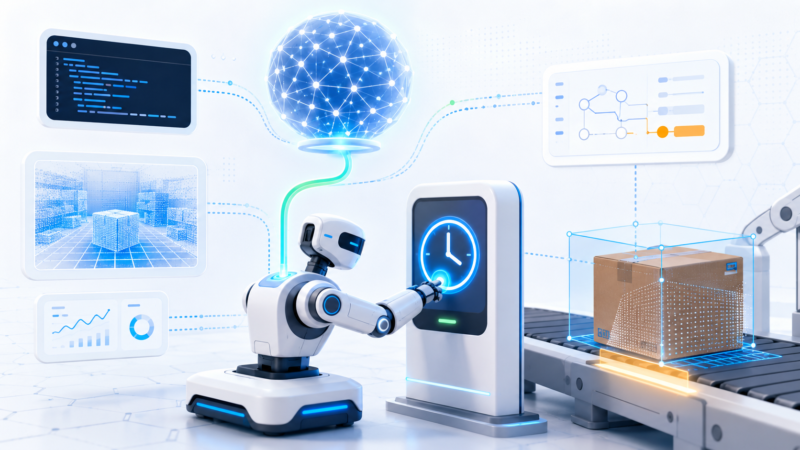 Physical AI clocks in