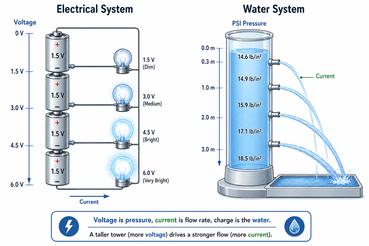 The water tower analogy