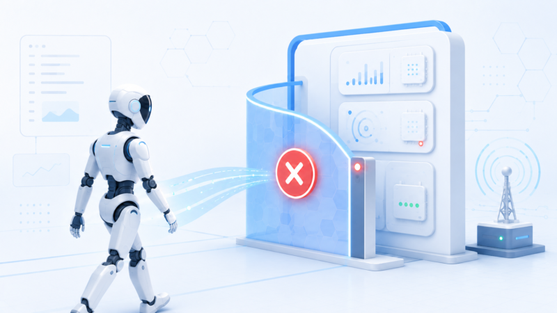Your robot needed a radio licence, not a robotics one