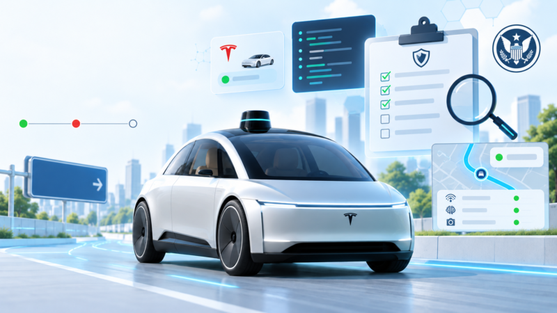 Tesla’s driverless Cybercab got a federal audit hours after its first ride