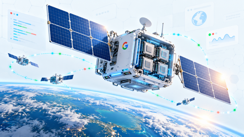Google is testing whether a data center can live in orbit