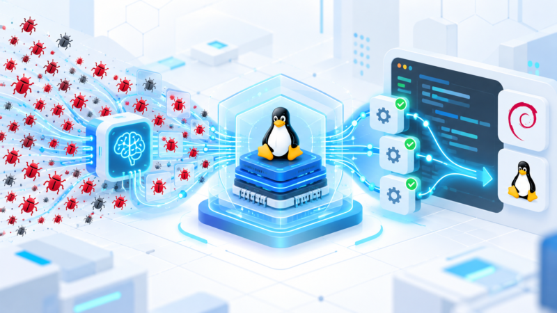A single Debian kernel update fixed 1,313 CVEs, and AI bug hunters are why