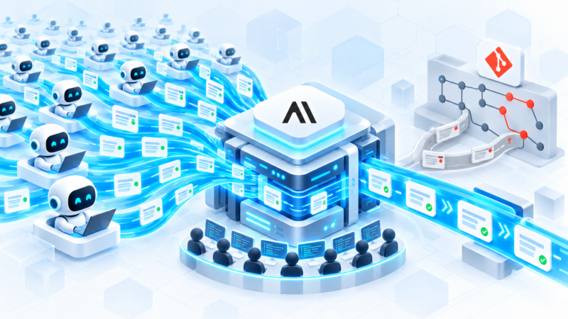 Anthropic built its own Git replacement because agents now merge 30,000 times a day